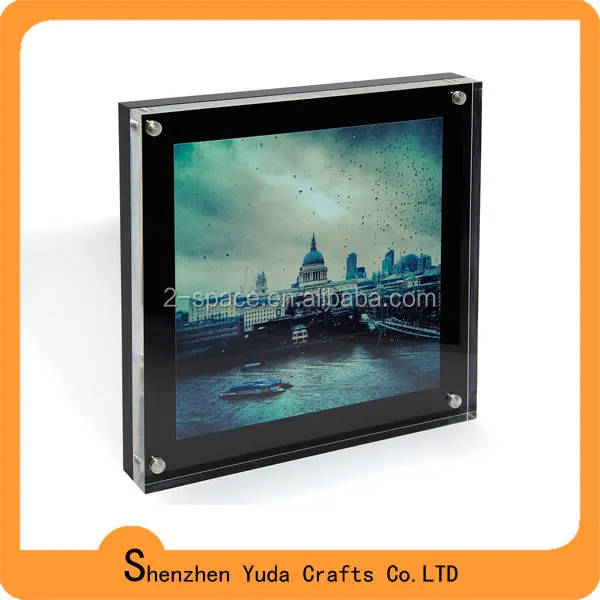 gifts & crafts frame acrylic pmma rectangle magnetic photo