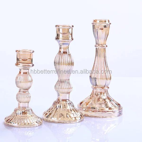 Blue Pillar Candlestick Crystal Glass Candleholder 4_.jpg