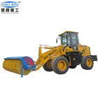 Construction equipments 932 small wheel loaders attachment sweeper