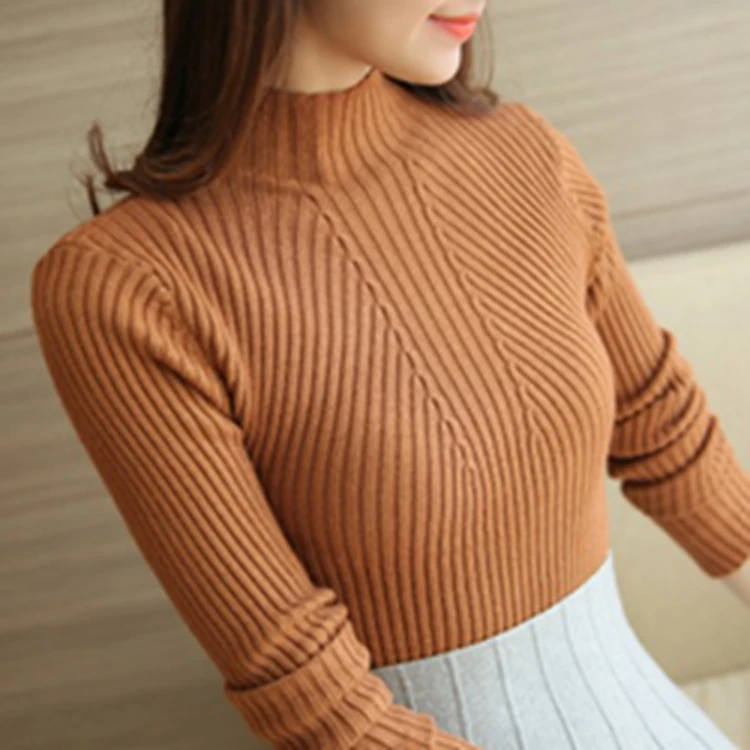 Fashion Turtle neck Sweater Women Autumn Winter Black Tops Women Knitted Pullover Long Sleeve Jumper Pull Sweater
Fashion Turtle neck Sweater Women Autumn Winter Black Tops Women Knitted Pullover Long Sleeve Jumper Pull Sweater
