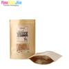 Clear poly stand up zip lock aluminum foil paper bag wholesale price