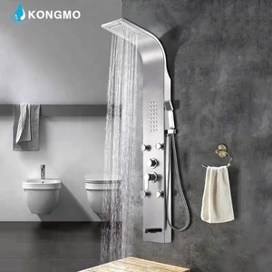 new design bathroom shower set body spray smart shower panel