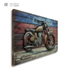 Room decoration accessories wall art modern painting 3d motorcycle wall art