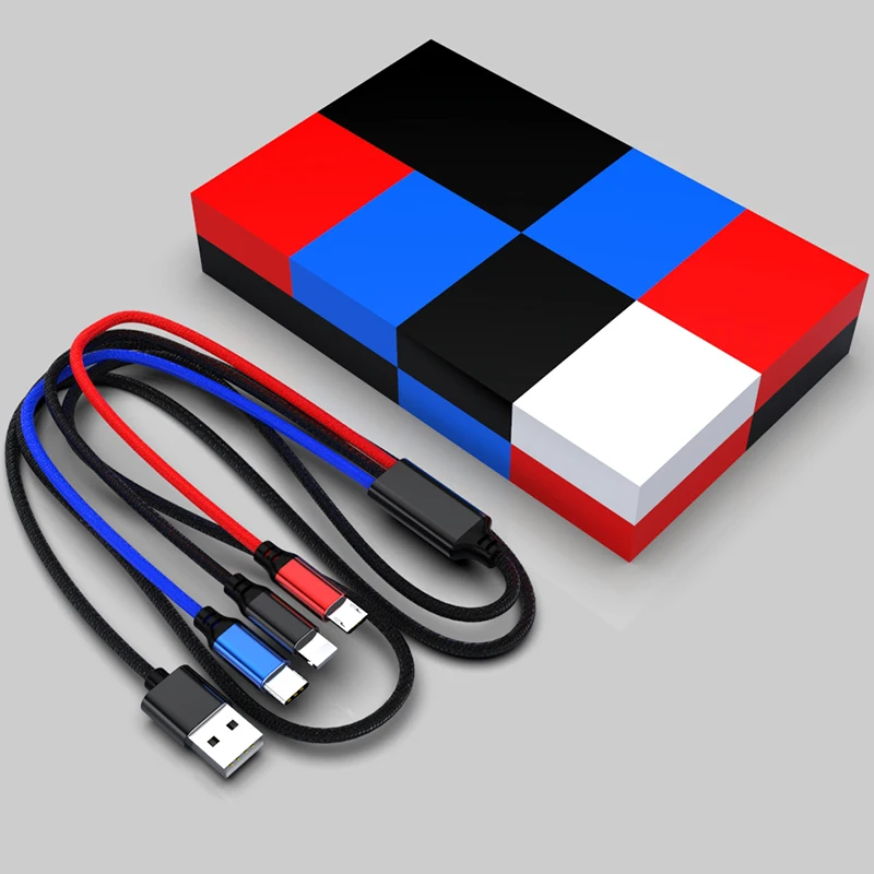 Hot New multi heads usb charging cable 4 in 1 charger multiport cable 5 in 1 3 in 1 cable for iPhone Android Type c device, Red / black/blue
Hot New multi heads usb charging cable 4 in 1 charger multiport cable 5 in 1 3 in 1 cable for iPhone Android Type c device, Red / black/blue