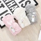 Rabbit Faux Fur Plush Baby Travel Fleece Car Blanket Super Soft Throw