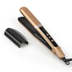 Fashionable 2 In 1 Hair Straightener and Curling Iron Fast PTC Ceramic Coating Hair Straightener Flat Iron