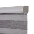 Office Curtains And Blinds Motorized Zebra Roller Blinds