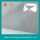 Oeko-tex standard 100 fabrics of shirt collar fusing interlining 100% cotton