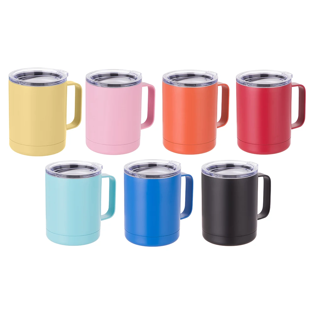 PYDLife Double Wall Sublimation Stainless Steel Matte Coffee Beer Mugs With Lid Custom Logo, Colored
PYDLife Double Wall Sublimation Stainless Steel Matte Coffee Beer Mugs With Lid Custom Logo, Colored