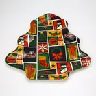 Tree shaped plastic christmas tableware gift tray