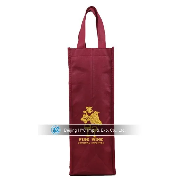 Recycle 6 bottle wine tote bag wholesale