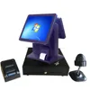 15 inch LCD touch screen POS cash register/pos machine/pos software all in one pos system