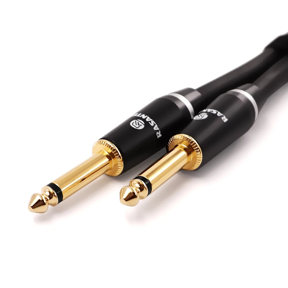 6.35mm to 6.35mm mono jack speaker cable - ANKUX.COM