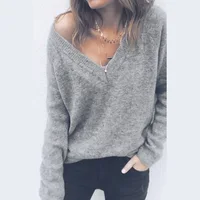 2018 Soft Pure Cashmere Elastic Sweaters and Pullovers for Women Autumn Winter Sweater V-Neck ladies woolen sweater
2018 Soft Pure Cashmere Elastic Sweaters and Pullovers for Women Autumn Winter Sweater V-Neck ladies woolen sweater