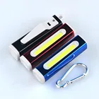AAA Battery Children Gift Bright COB Cute Keychain LED Light with Clip