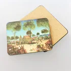 handmade Wholesale kitchen wood cup mat