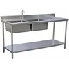 Various Design Pressing drainboard kitchen table sink stainless steel