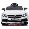 C63 AMG white electric kids cars 12v with 2.4G RC