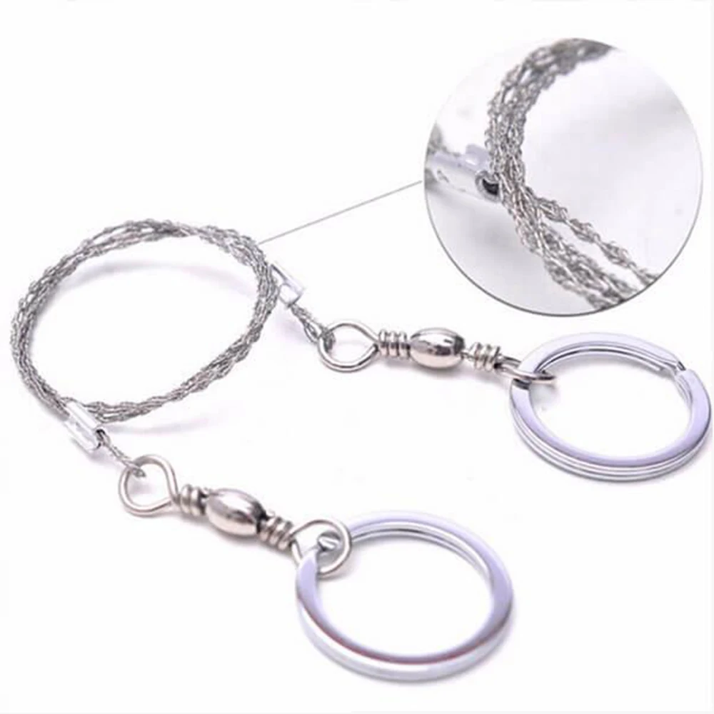 Outdoor Camping Equipment High Quality Stainless Steel Wire Saw Pocket Chain Saw Hand Saw tree wire saw, Sliver
Outdoor Camping Equipment High Quality Stainless Steel Wire Saw Pocket Chain Saw Hand Saw tree wire saw, Sliver