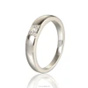 Italian Silver Jewelries Store Wedding White Gold Diamond Ring RIPY042B-9