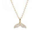 925 sterling silver fishtail choker 18k/24k gold necklace for ladies