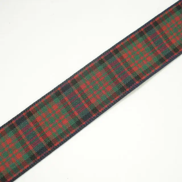 polyester gift gingham ribbon plaid webbing scottish strap