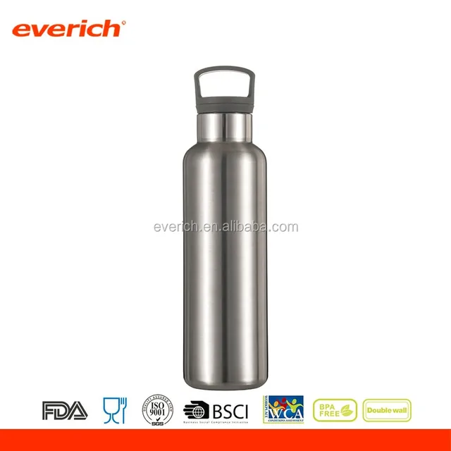 20oz double wall stainless steel vacuum insulated water bottle