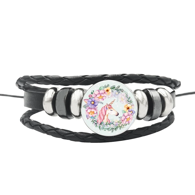 Children's Handmade Unicorn Jewelry Custom Unicorn Glass Photo Leather Bracelet, Picture
Children's Handmade Unicorn Jewelry Custom Unicorn Glass Photo Leather Bracelet, Picture