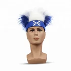 Party sports football fan wig for 2018 Russia World Cup