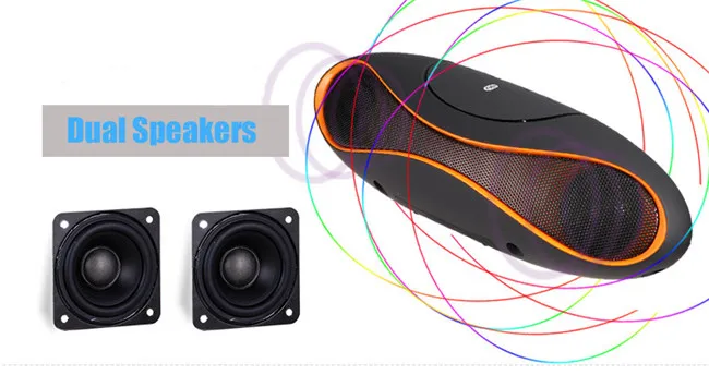 High Quality Speakers Subwoofer Portable Bluetooth Football Helmet Speaker/Black - ANKUX.COM