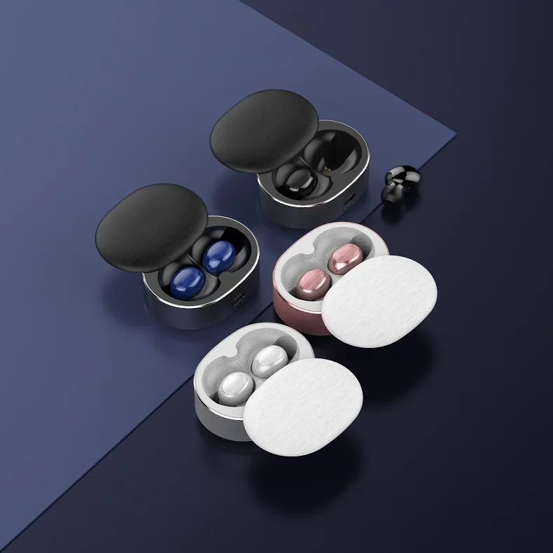 Auricolari Wireless Designer Diamond Earphone Blue tooth Waterproof Earbud Fashion Design Headphones - ANKUX.COM