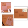 plastic drawing stencil pp stencil with Envelopes template