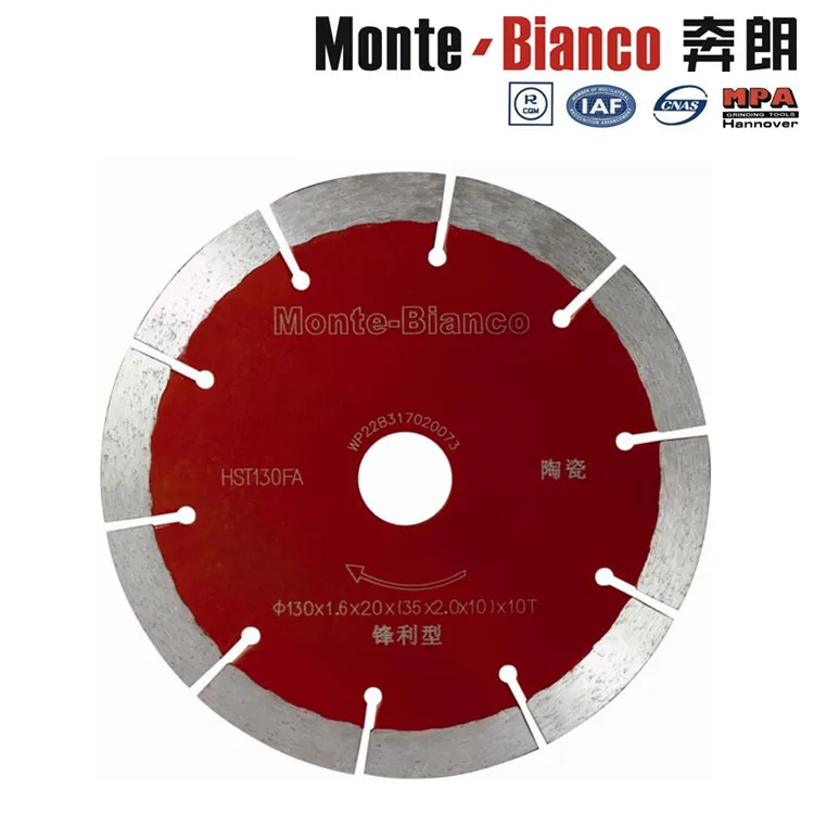 130mm Diamond Circular Cutting Disc For Ceramic Tile Porcelain