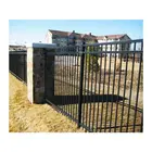 China factory PVC Coated cattle Wrought Iron Zinc Steel Picket Fence