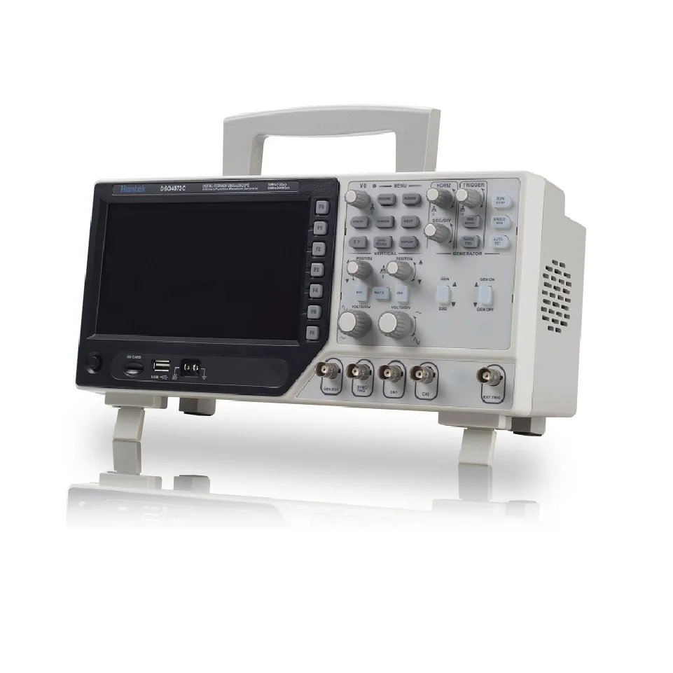 Hantek Oscilloscope DSO4202C 2 Channels 200Mhz USB Osciloscopio Arbitrary / Function Waveform Generator 1GSa/s Sample Rate