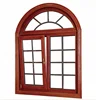 popular tilt turn wood colour thermal break insulated 98mm aluminium casement window with mosquito net