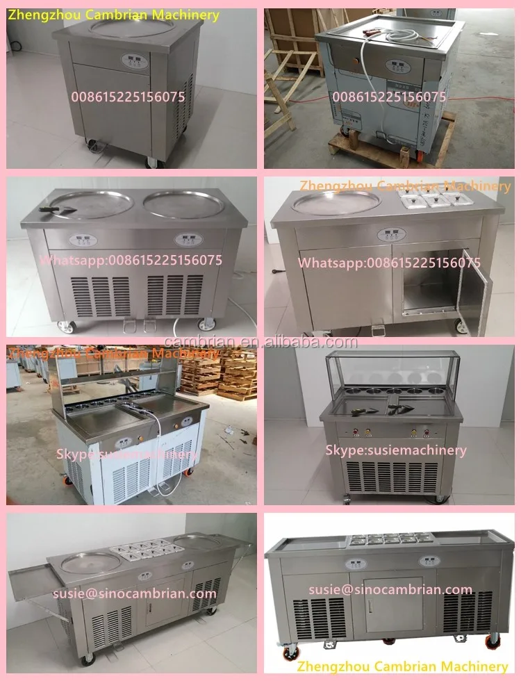 Fried ice cream machine Zhengzhou Cambrian