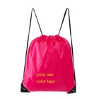 Cheap Sports Gym Drawstring Backpack Polyester Draw String Bags