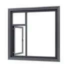 aluminium glass French window double glass casement windows