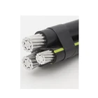 Aerial Bundled Cable XLPE Insulated Duplex / Triplex / Quadruplex ABC Cable