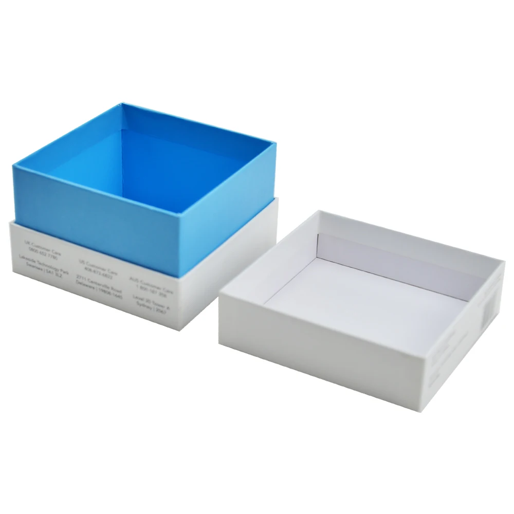 new design white rigid cardboard high end luxury packaging for