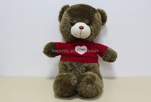 valentine day gifts cute teddy bear in sweater for girlfriend
