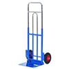 2019 new Chinese folding warehouse industrial trolley cart used to transport heavy loadsIron trolley