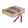 Magnetic book shape box for girl gifts with ribbon closure