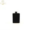 30ml 50ml 100ml 1oz 2oz e liquid matte black frosted clear refillable rectangle square spray perfume glass bottle with atomizer