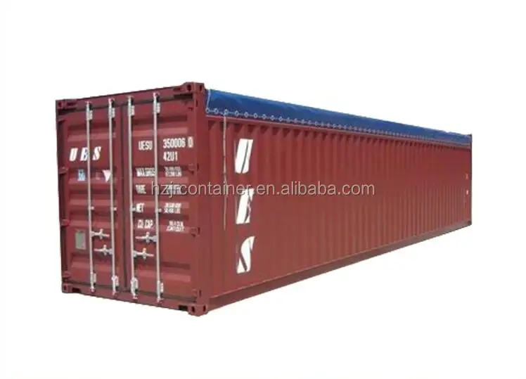 40" open top container