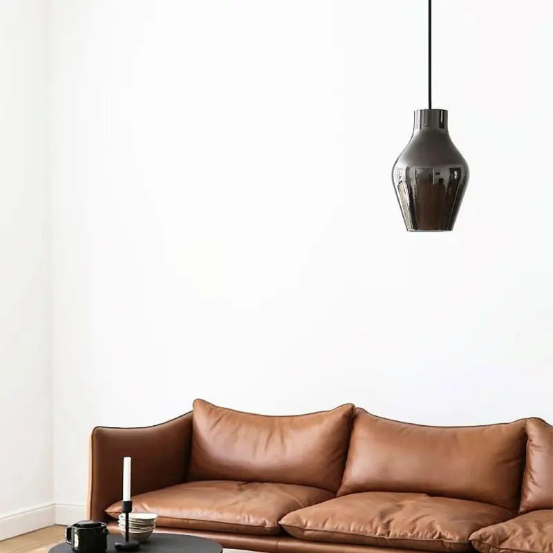 Nordic bar postmodern creative personality dining room bedroom bedside simple LED glass chandelier lights