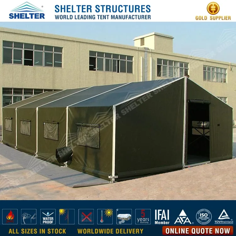 6Μ – 12m Military Shelter Tent – Rapid Deployment Disaster Relief Tent For Sale
