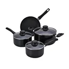 Factory Aluminum Kitchen Cookware Non Stick Cookware 7 pcs Wholesale Kitchenware Cookware Sets