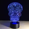 3D Skull Illusion table lamp